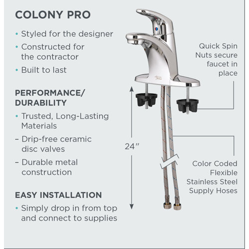 American Standard Colony Pro Kitchen Faucet with Side Spray Wayfair